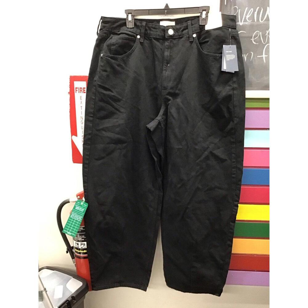 Universal thread high rise easy barrel jeans 17 Long tall black new from target